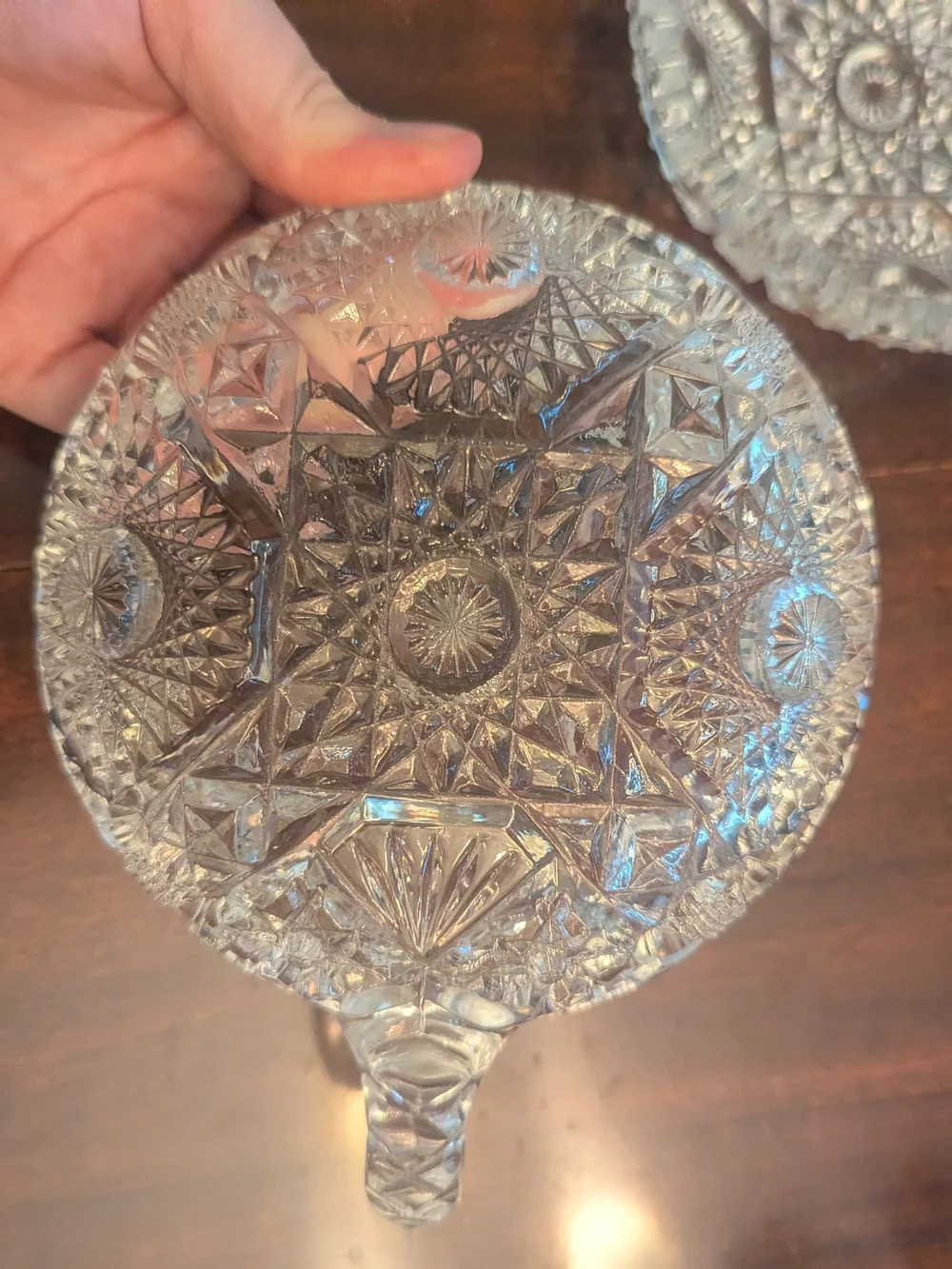 American brilliant clear pressed